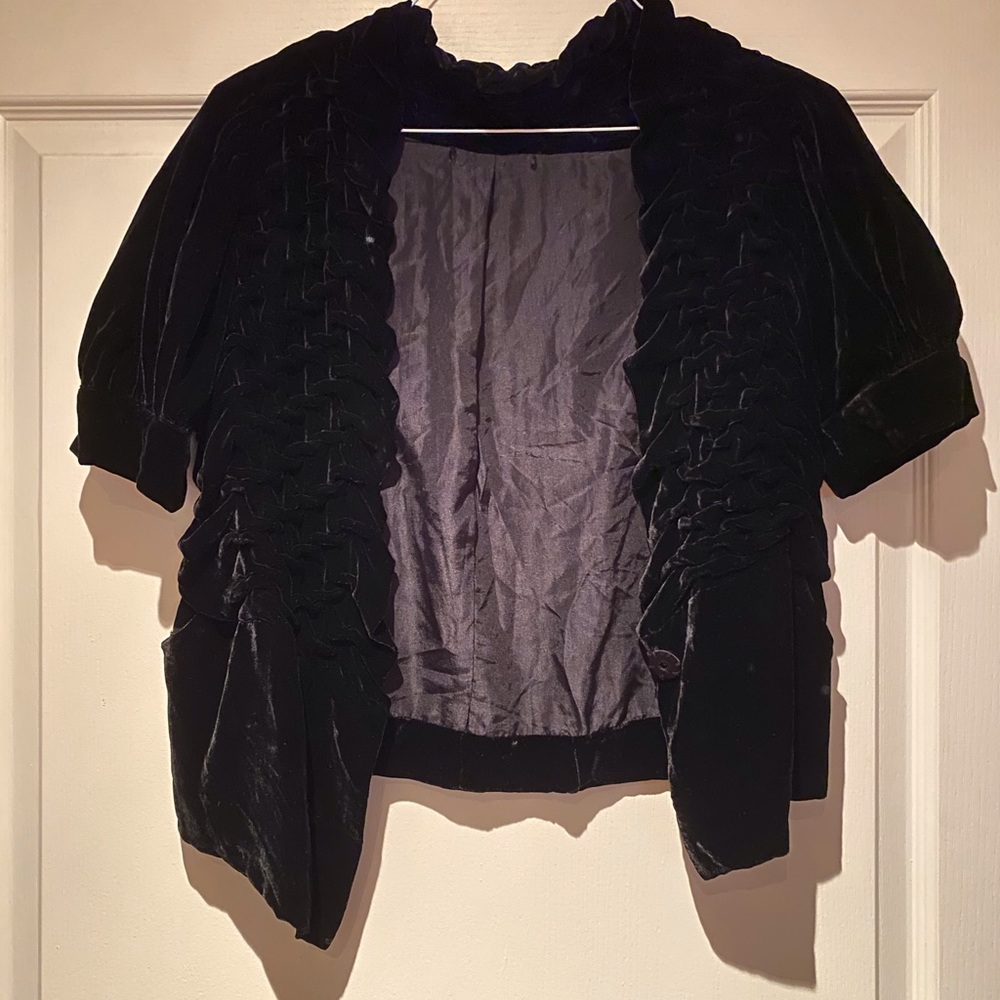 Velour Dress Jacket